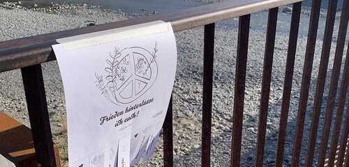 Frieden to go / Manuela Gangl Abreißzettel 'Frieden hinterlasse ich euch' - Frieden to go - Junge Kirche